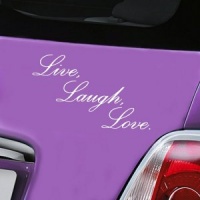 Live, Laugh , Love - White